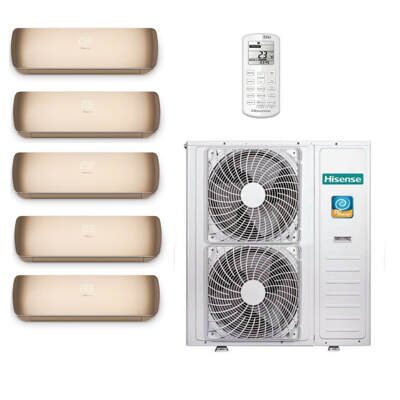 Мульти сплит-система Hisense AMS-09UR4SVETG67(C) х 5/ AMW-42U4SE / F15E(E)
