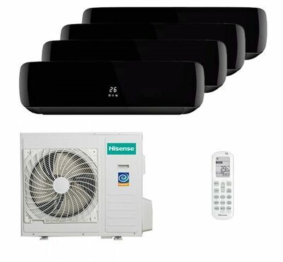 Мульти-сплит система Hisense AMS-09UR4SVETG67(B) x 4 / AMW4-36U4SAC