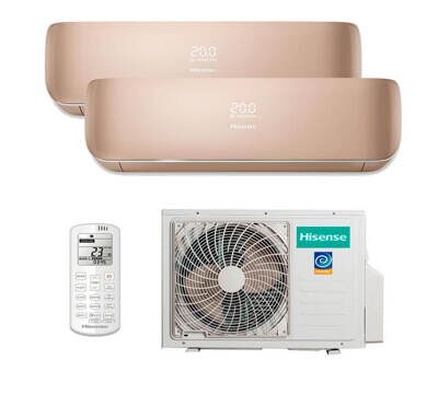 Мульти сплит-система Hisense AMS-12UR4SVETG67(C) х 2 / AMW3-24U4SZD