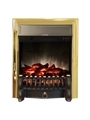 Электрокамин RealFlame Corfino STD WT-F612 с очагом Fobos Lux Brass