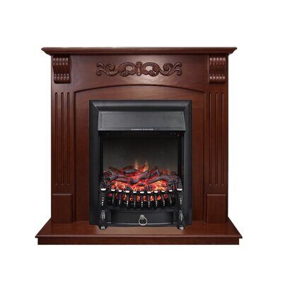 Электрический камин Royal Flame Sorrento угл. (орех) с очагом Fobos FX Black