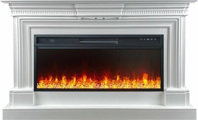 Электрический камин Royal Flame Chelsea (белый) с очагом Vision 42 LED
